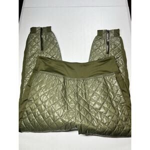 Lole Apex Insulated Quilted Pull On Thermore Winter Jogger Ivy Green NWT XXL